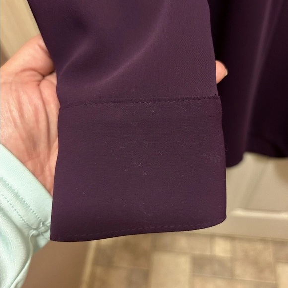 Calvin Klein Purple Button-Up Shirt Dress Sz 6 EUC!! - Picture 6 of 12